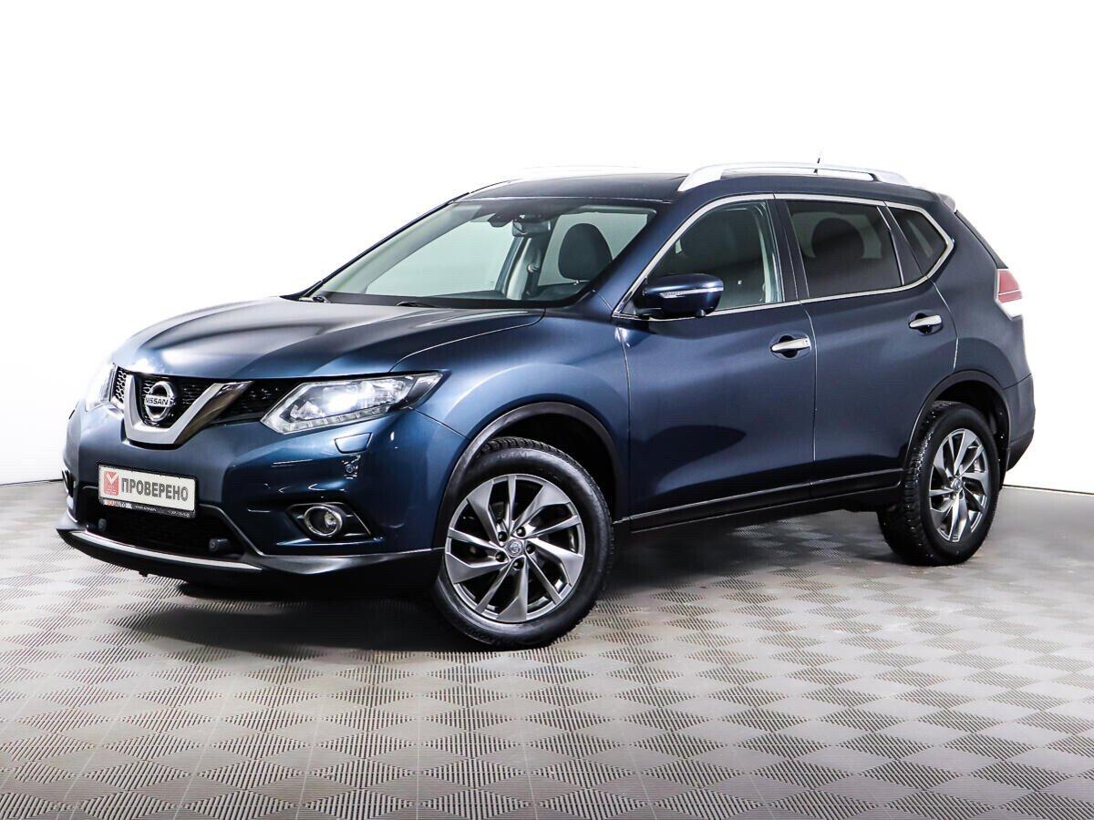Nissan X-Trail 2018, синий