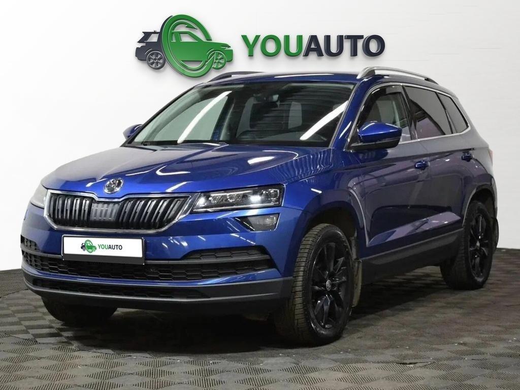Skoda Karoq 2021, синий
