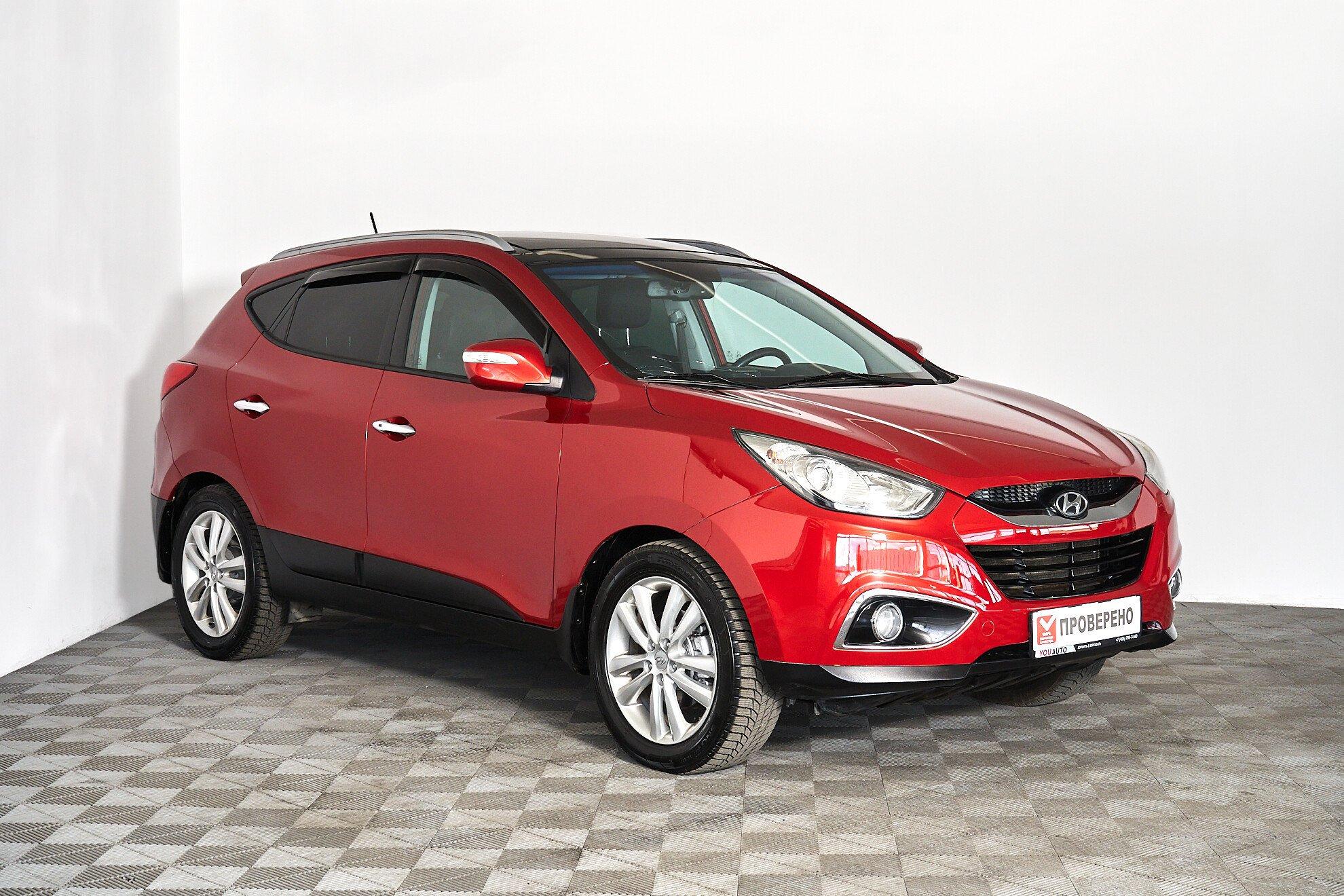 Hyundai ix35 2010, красный