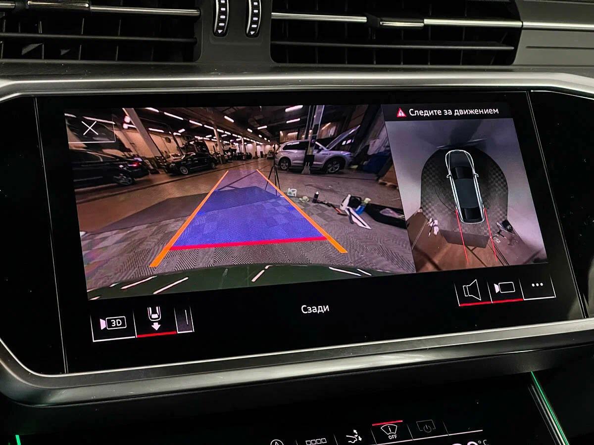 Audi A7 2020, зеленый