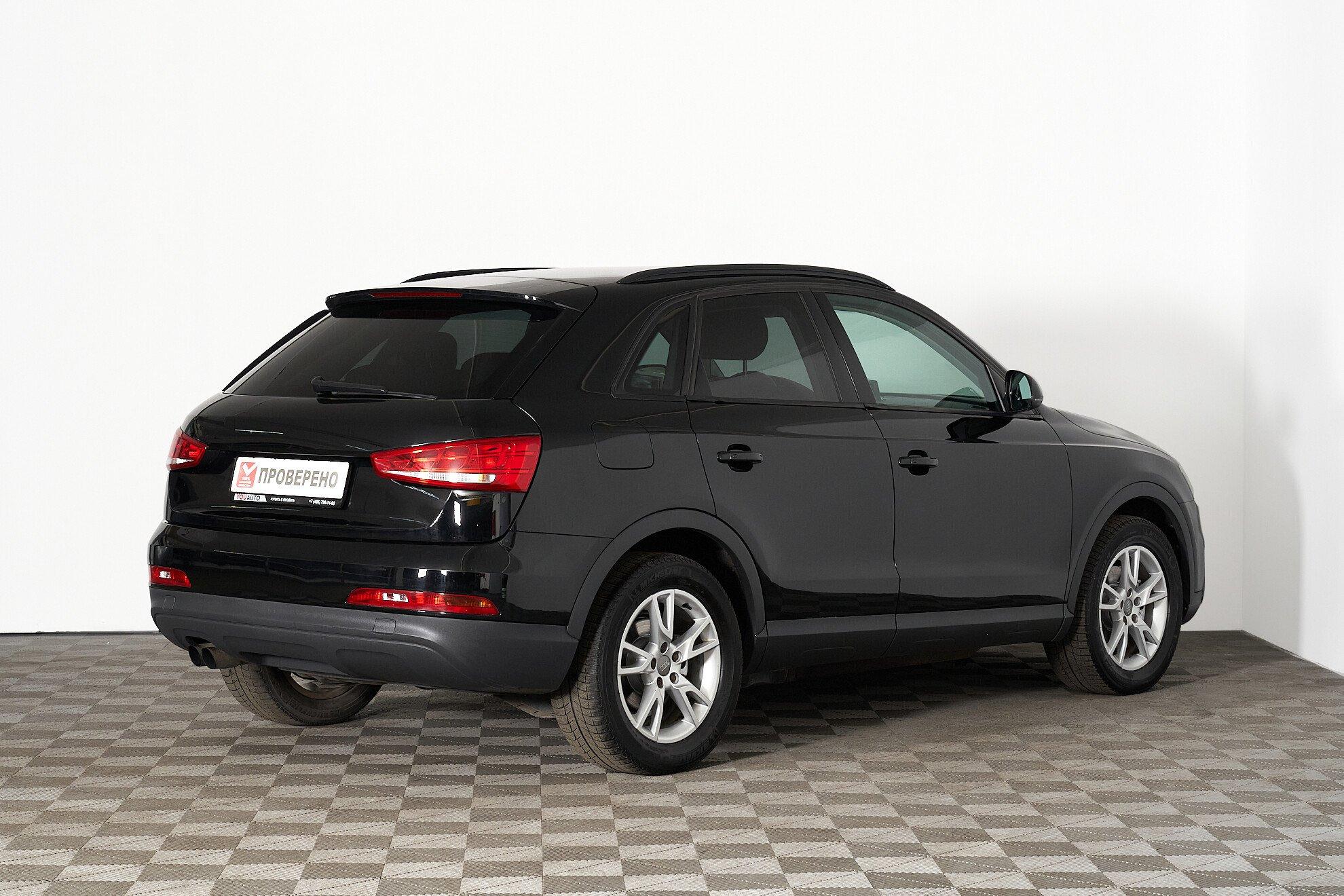 Audi Q3 2013, черный