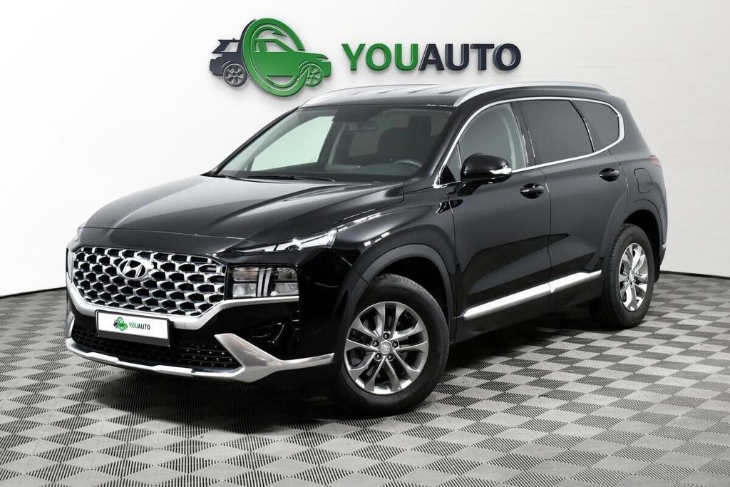 Hyundai Santa Fe 2024, черный