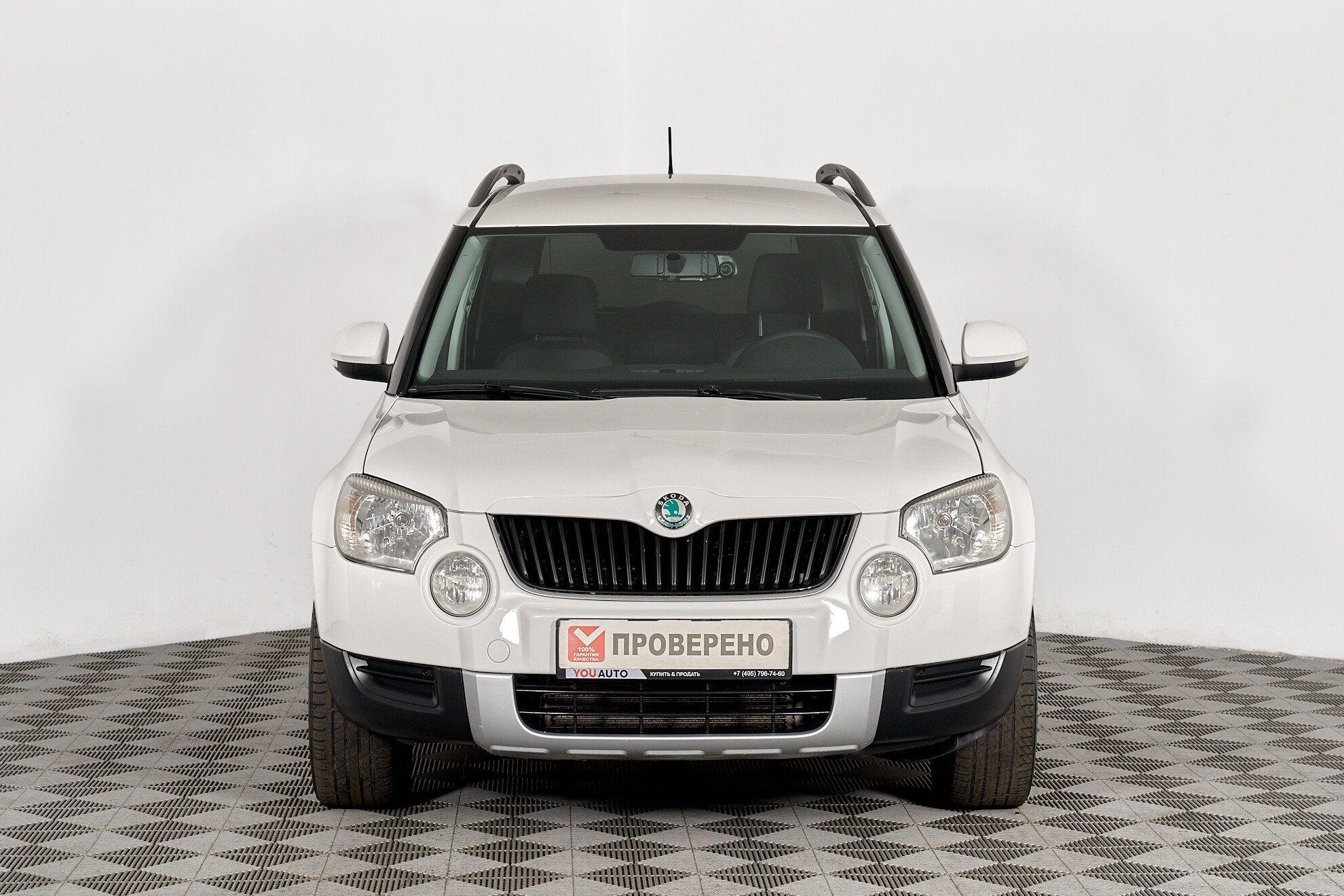 Skoda Yeti 2013, белый