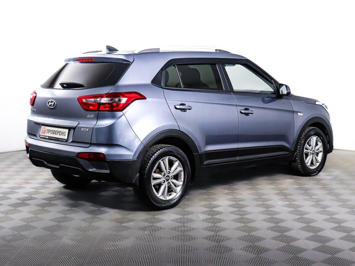 Hyundai Creta 2019, серебряный