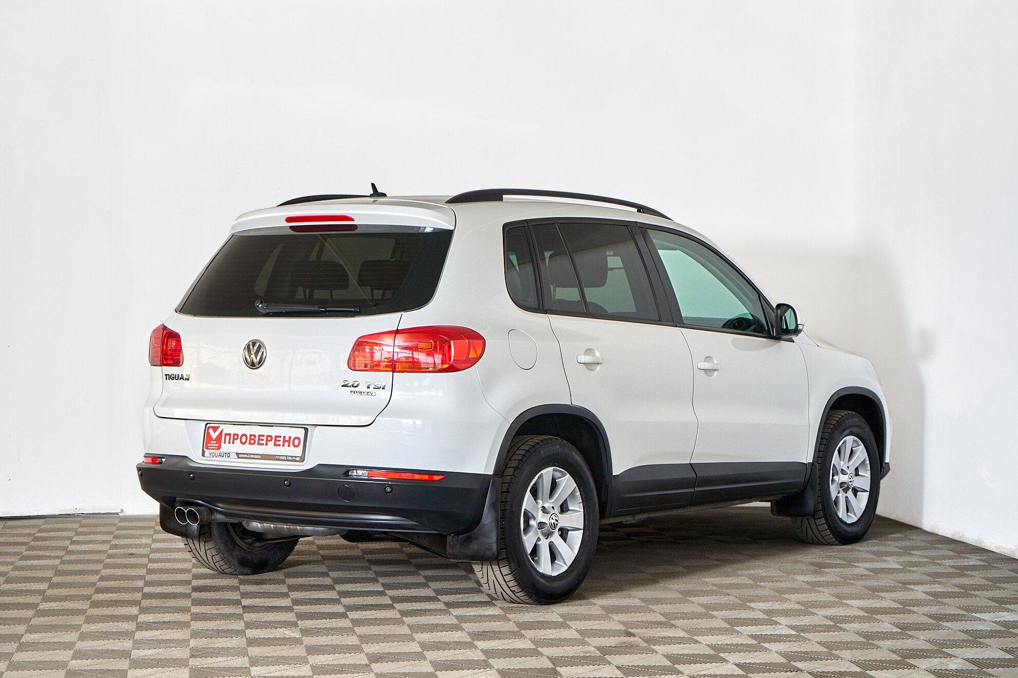Volkswagen Tiguan 2014, белый