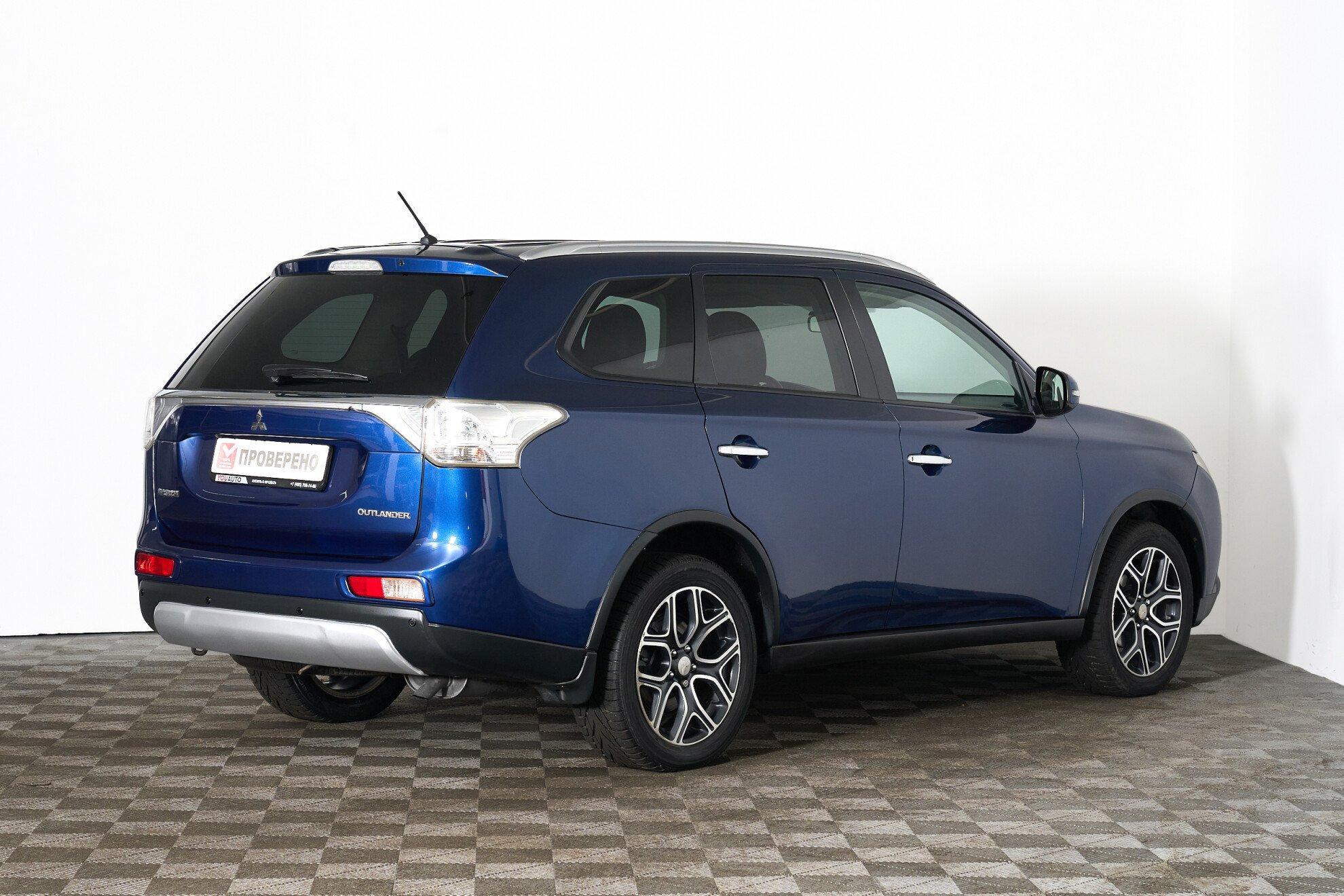 Mitsubishi Outlander 2014, синий