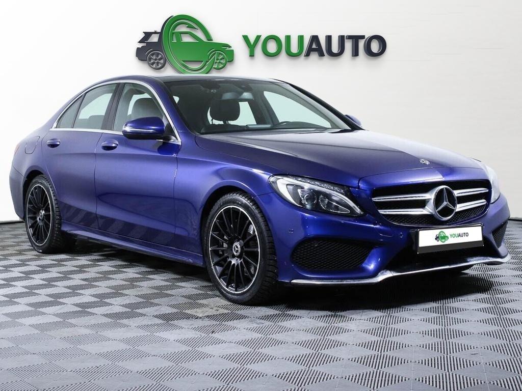 Mercedes-Benz C-Класс 2016, синий