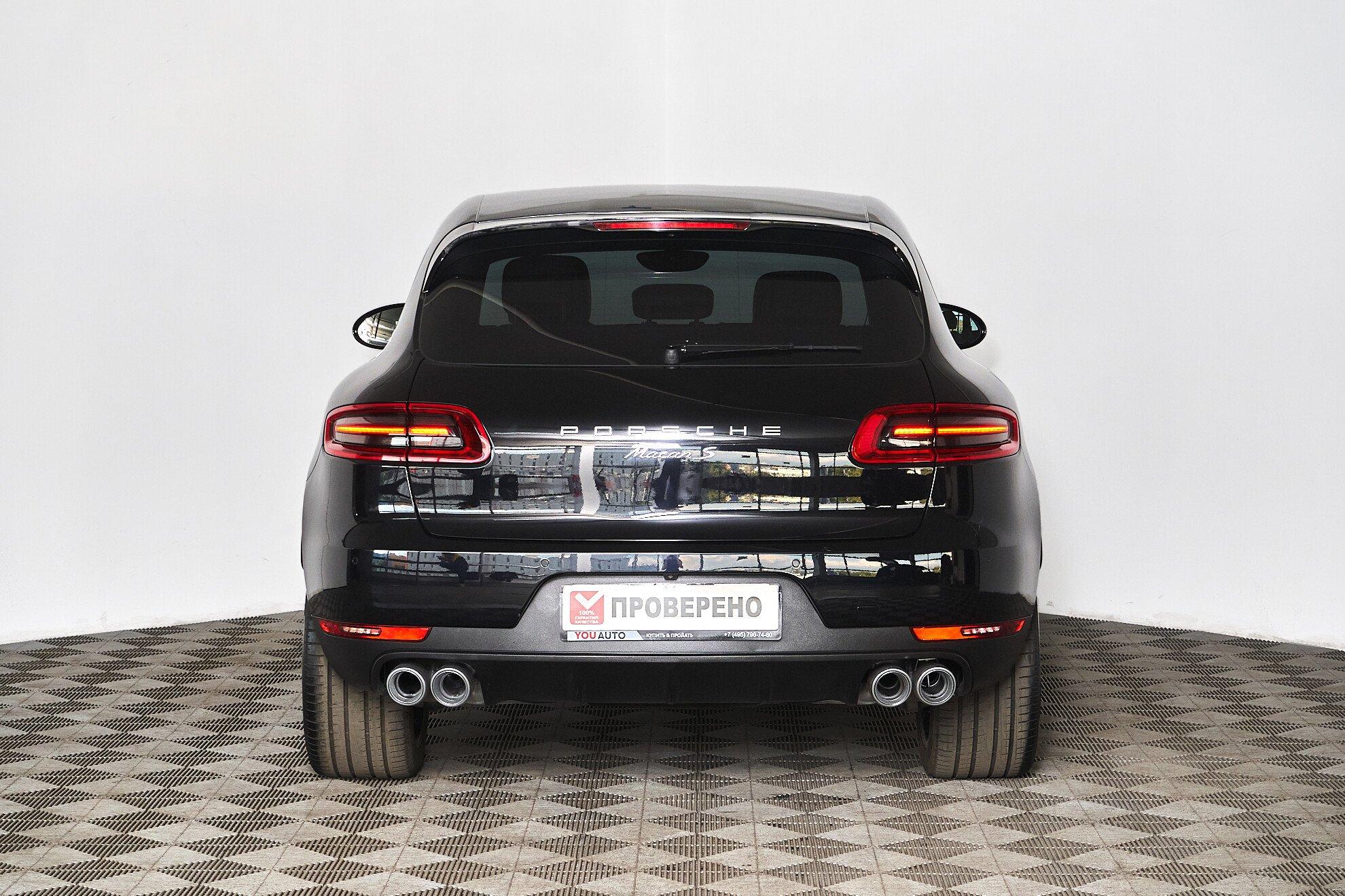 Porsche Macan 2014, черный