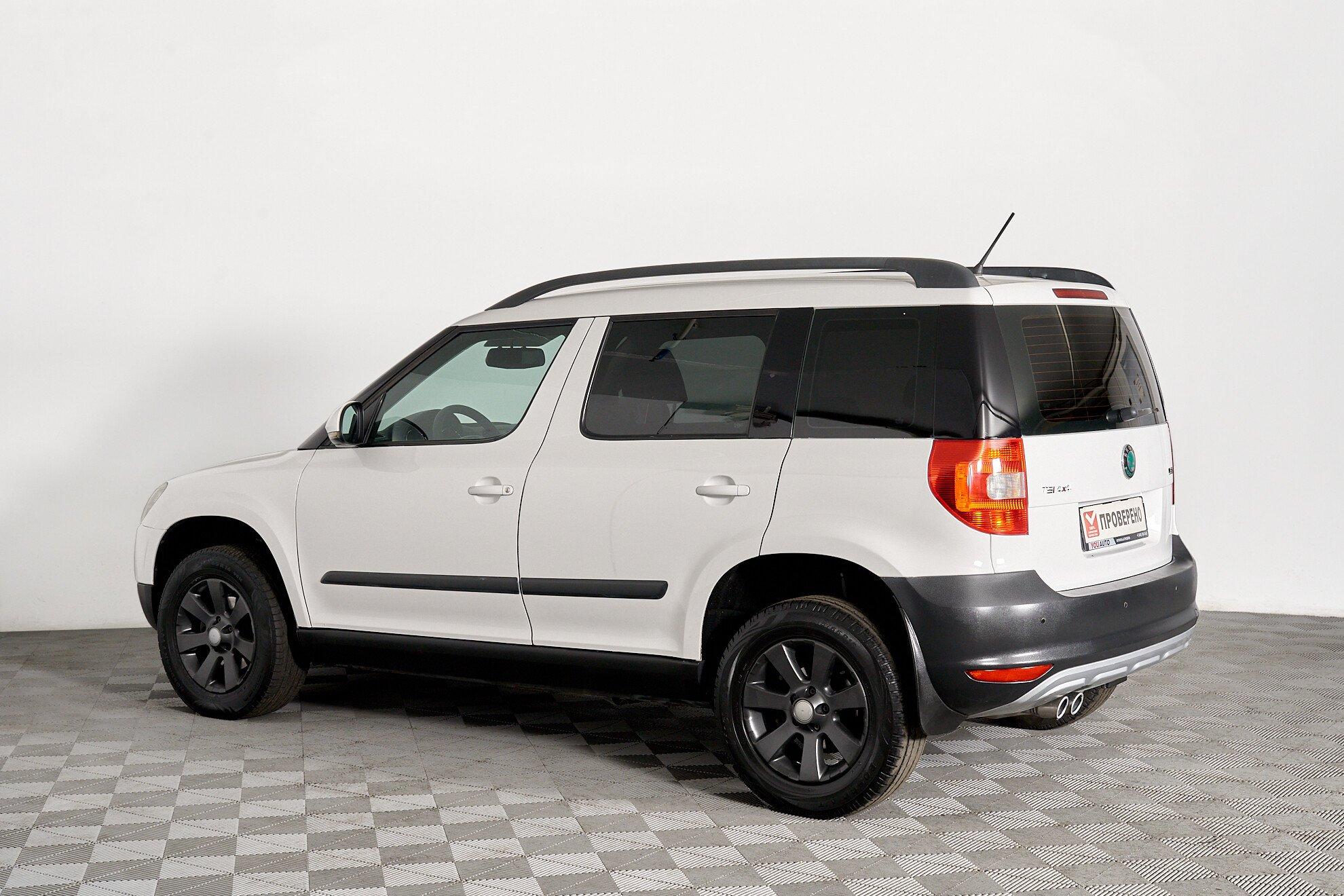 Skoda Yeti 2013, белый