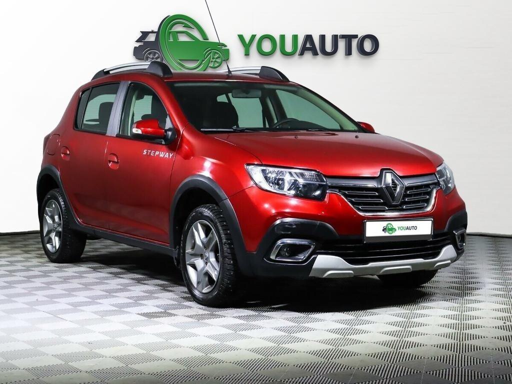 Renault Sandero 2021, красный