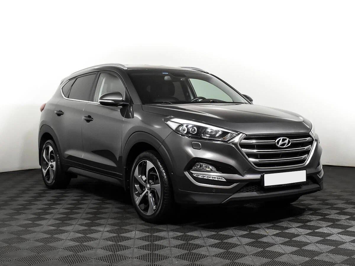 Hyundai Tucson 2016, серый