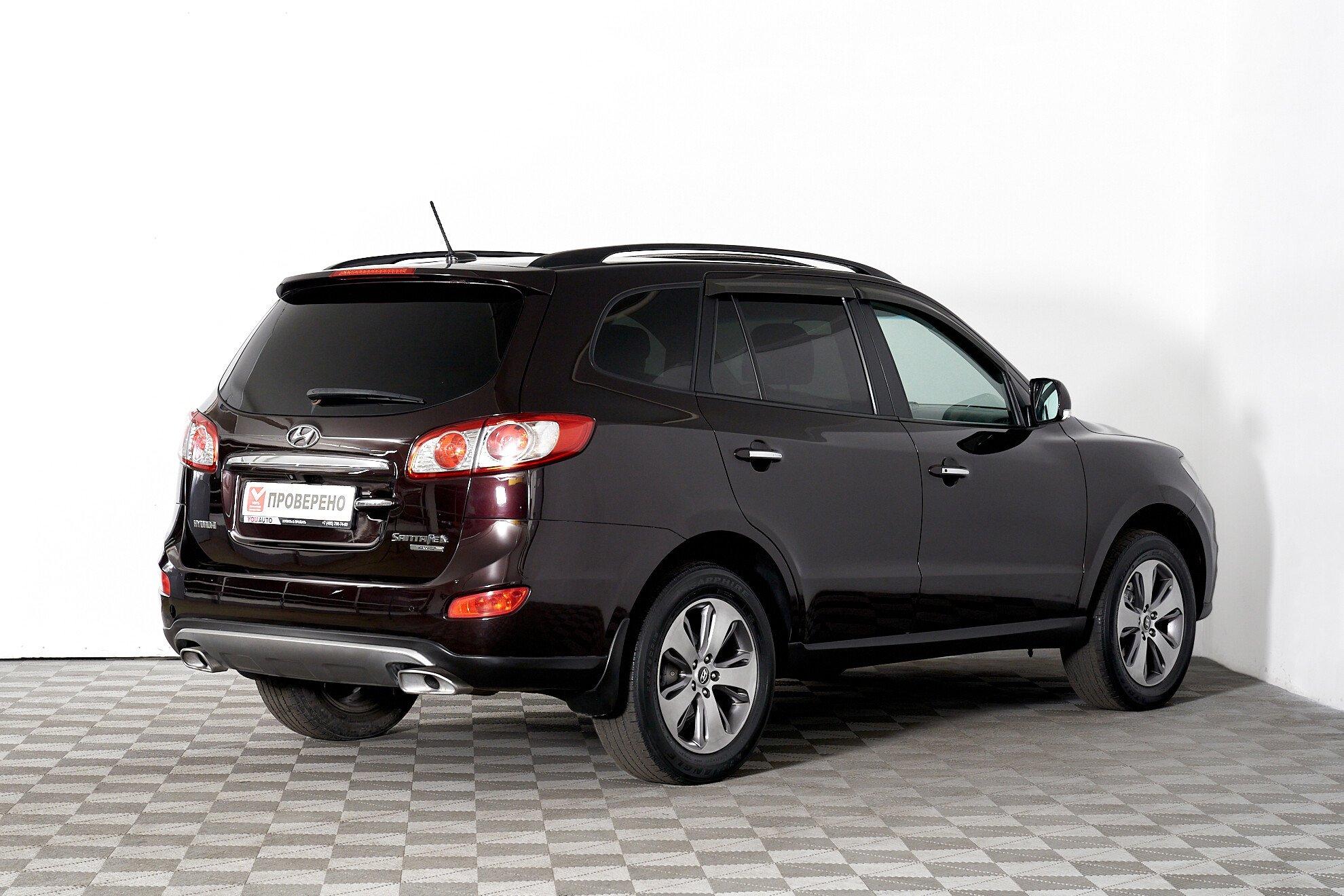 Hyundai Santa Fe 2012, фиолетовый