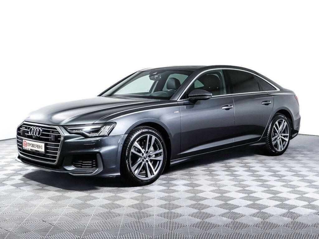 Audi A6 2020, серый