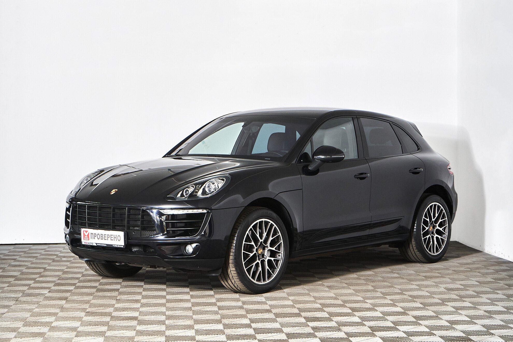 Porsche Macan 2014, черный