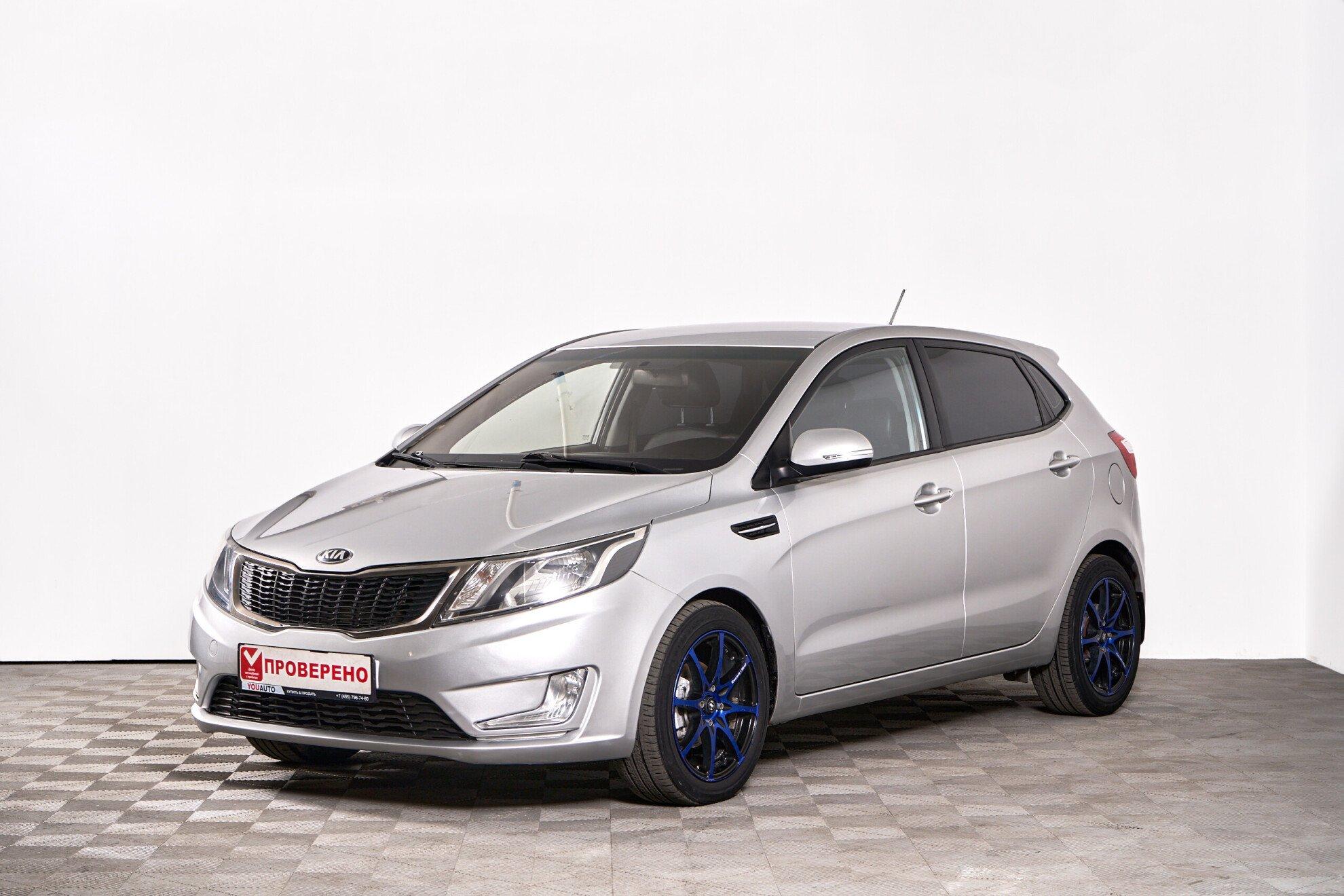 Kia Rio 2014, серебряный
