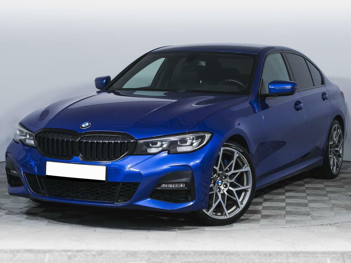 BMW 3 серии 2021, синий