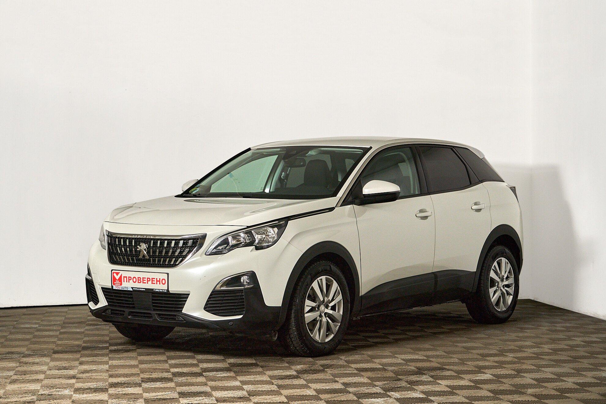 Peugeot 3008 2018, белый