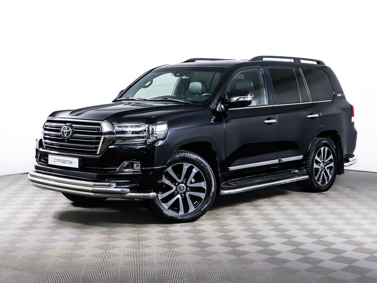 Toyota Land Cruiser 2018, черный