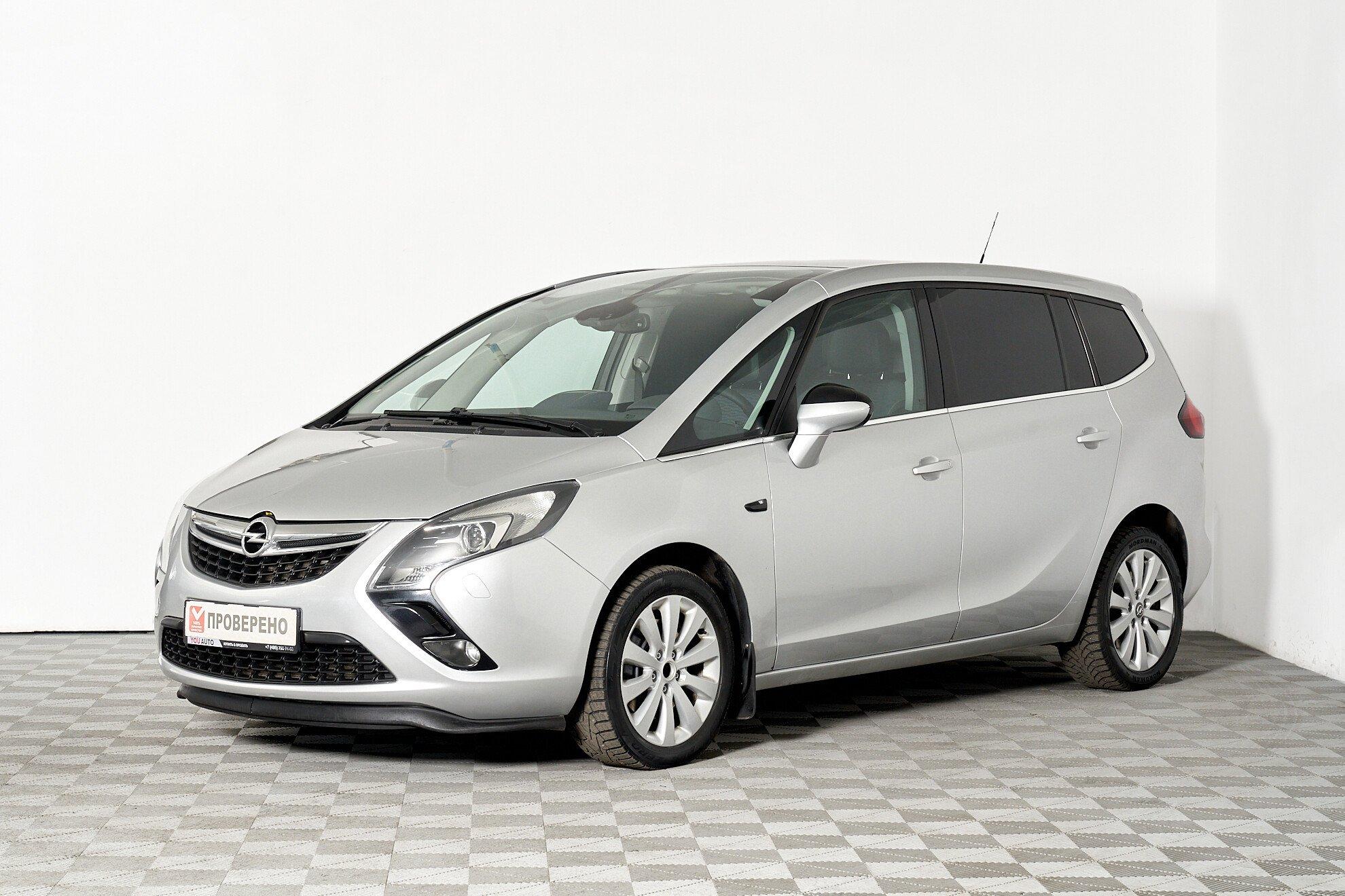 Opel Zafira 2015, серебряный
