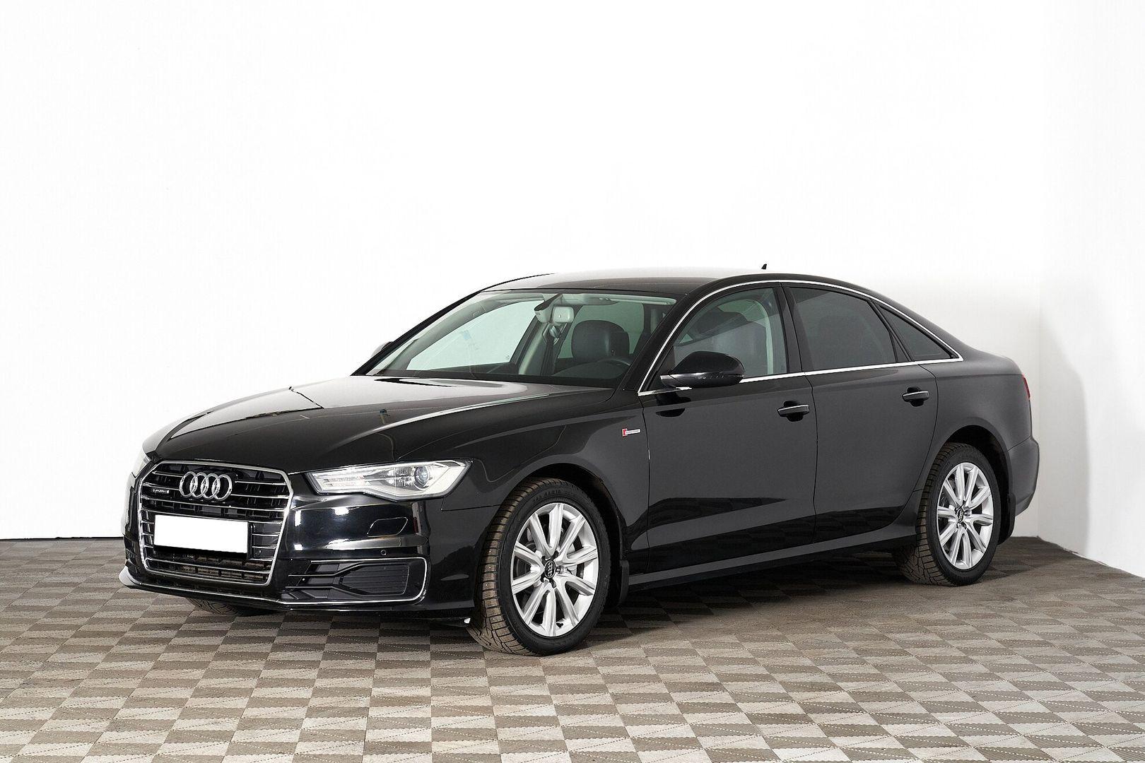 Audi A6 2017, черный