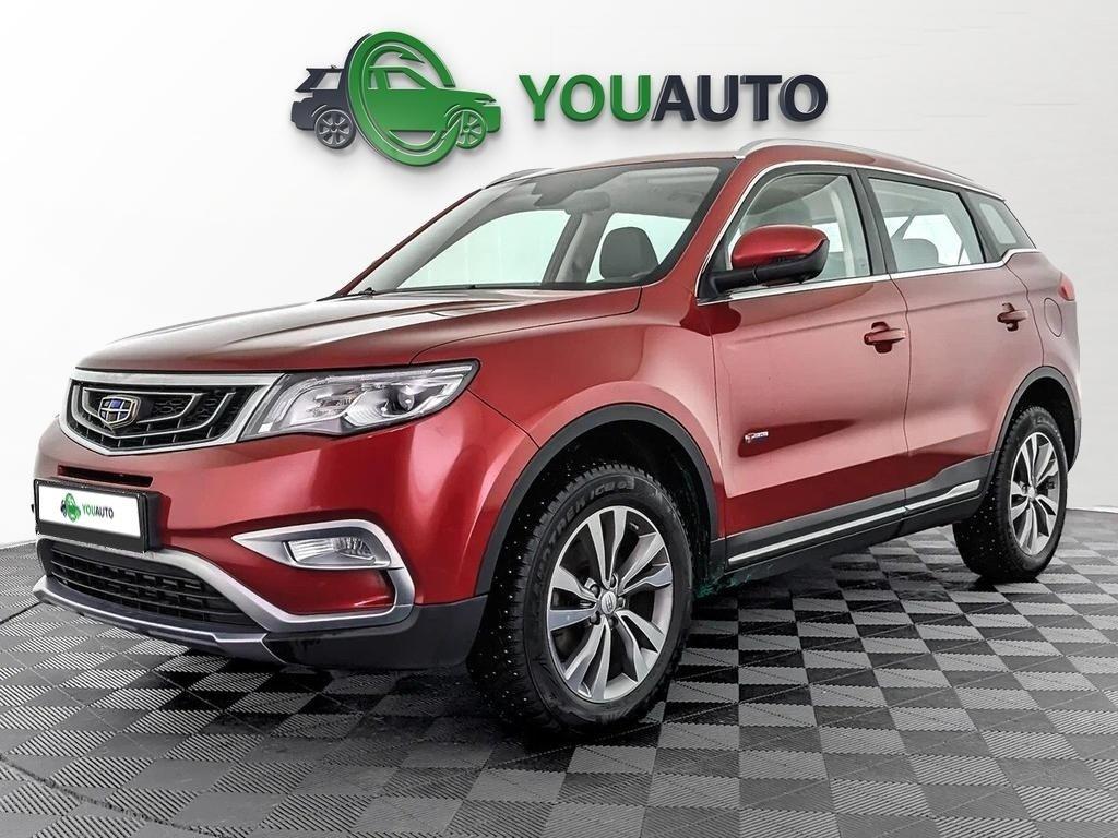 Geely Atlas 2020, красный