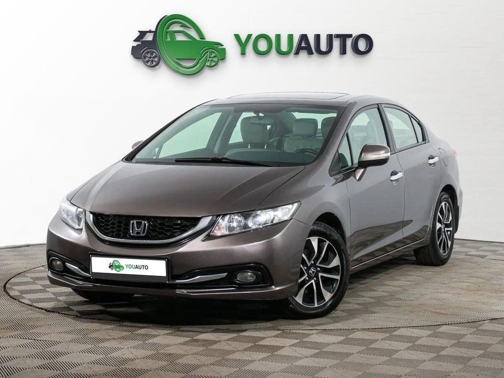 Honda Civic 2013, коричневый