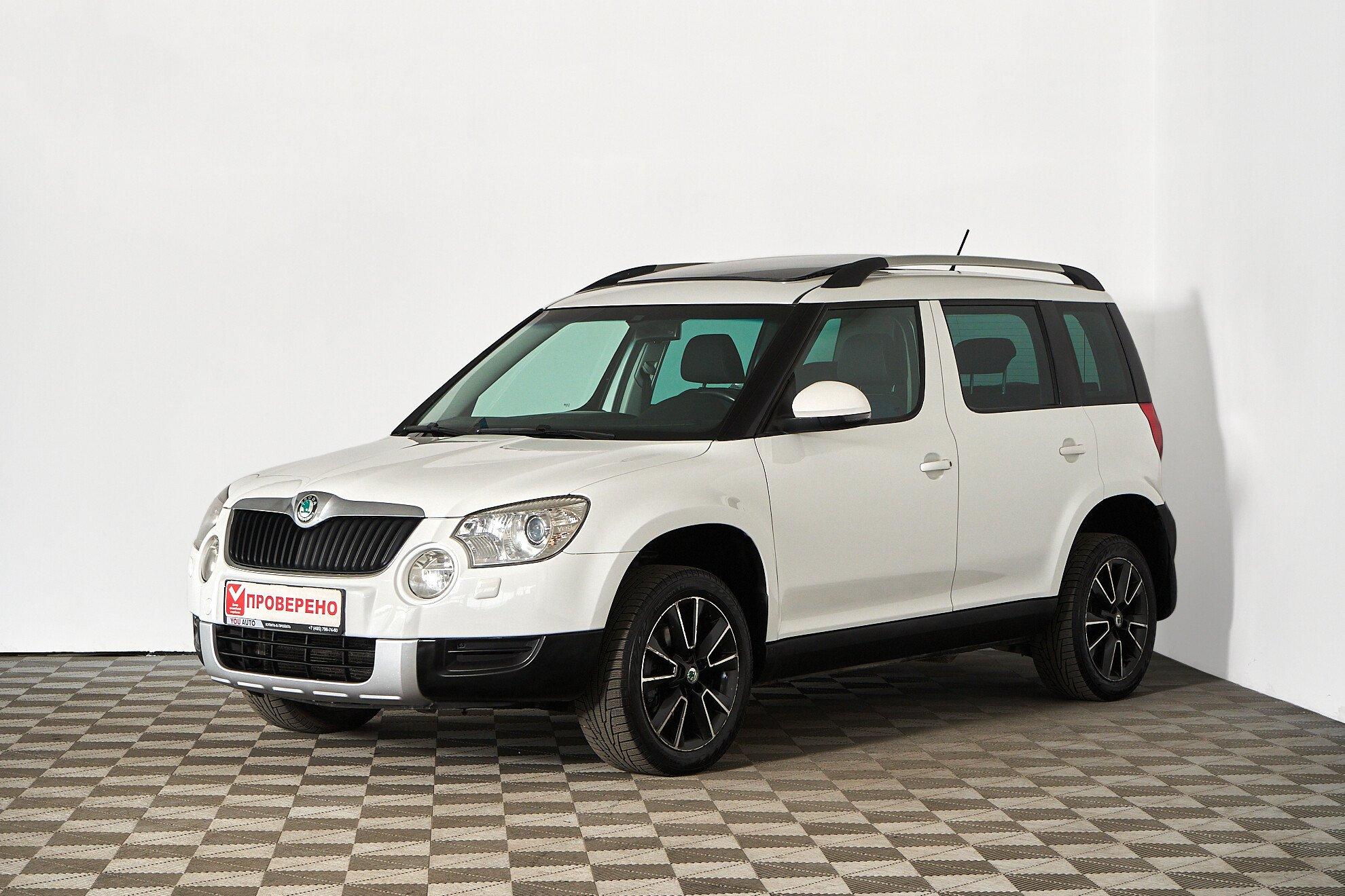 Skoda Yeti 2013, белый