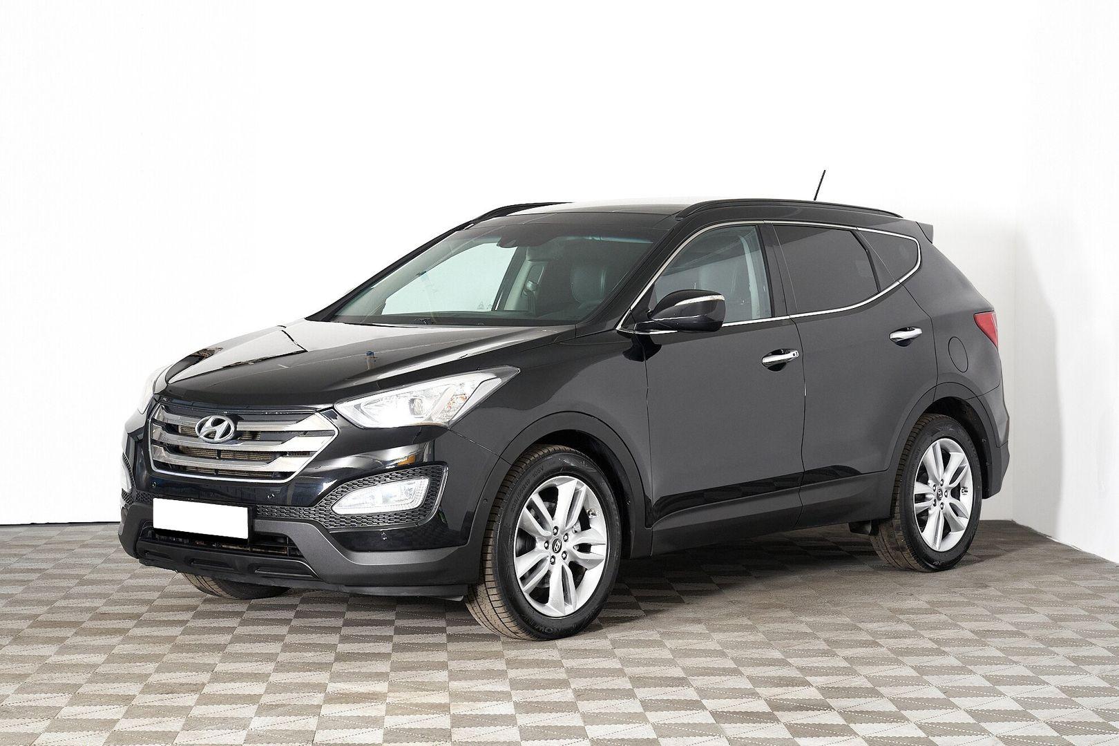 Hyundai Santa Fe 2014, черный