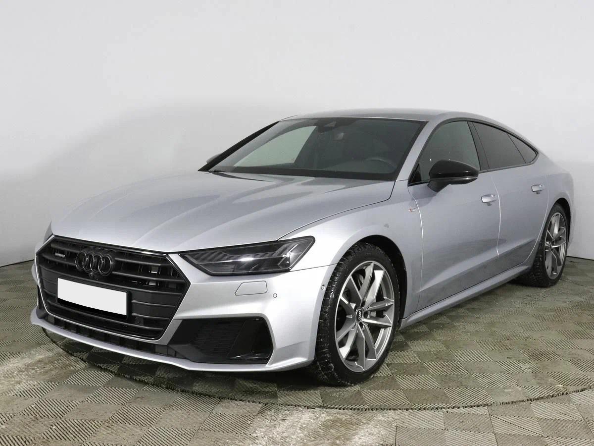 Audi A7 2021, серебряный