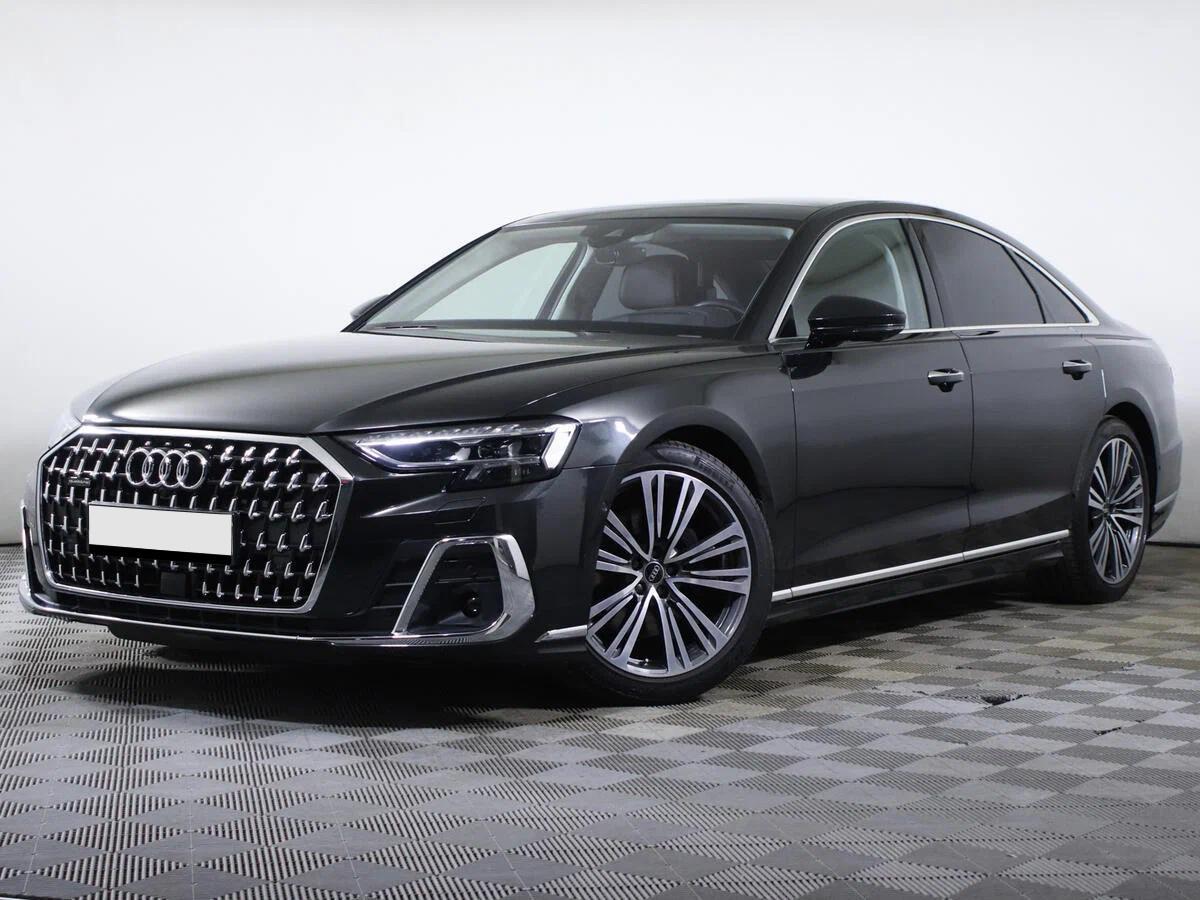Audi A8 2021, черный