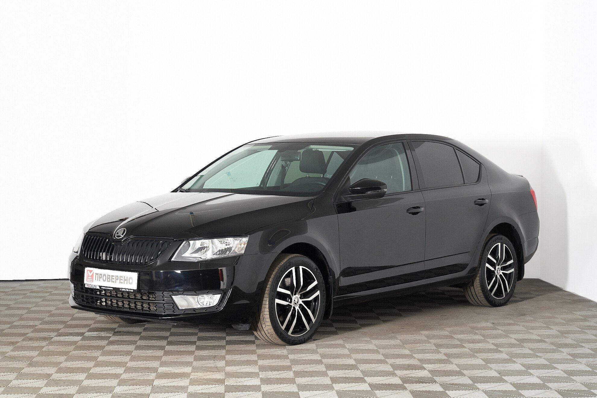 Skoda Octavia 2014, черный