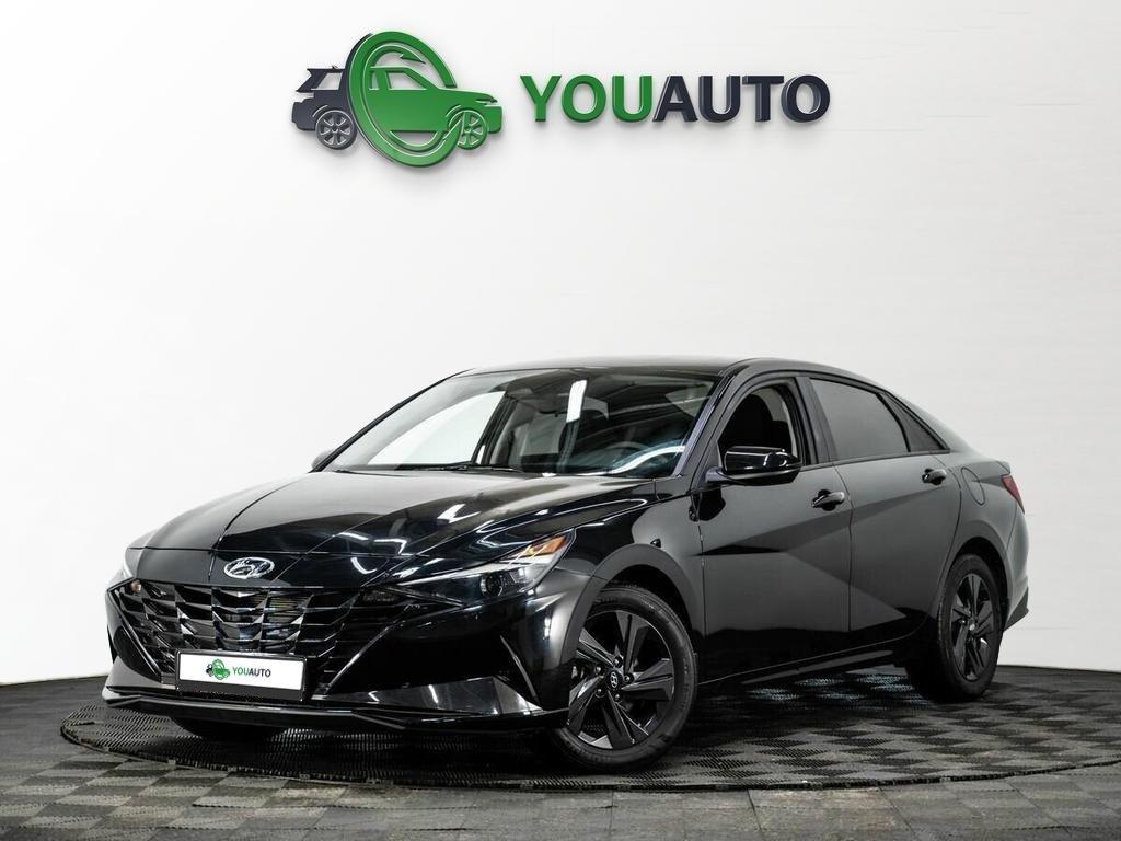 Hyundai Elantra 2022, черный