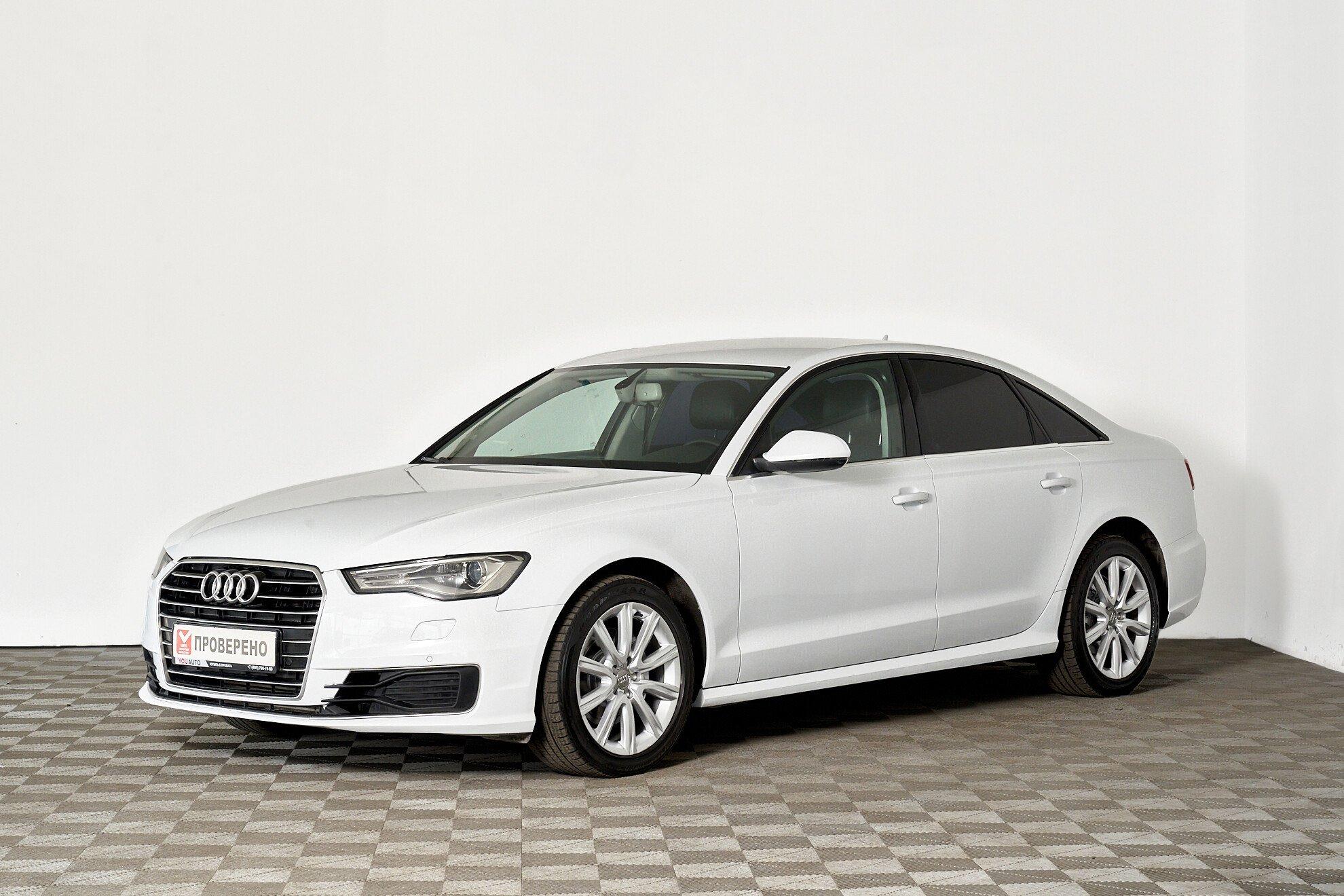 Audi A6 2014, белый