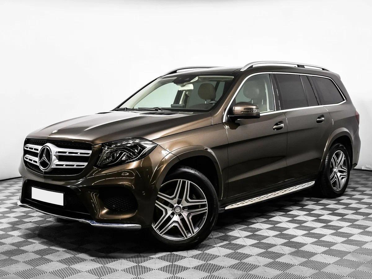 Mercedes-Benz GLS 2016, коричневый