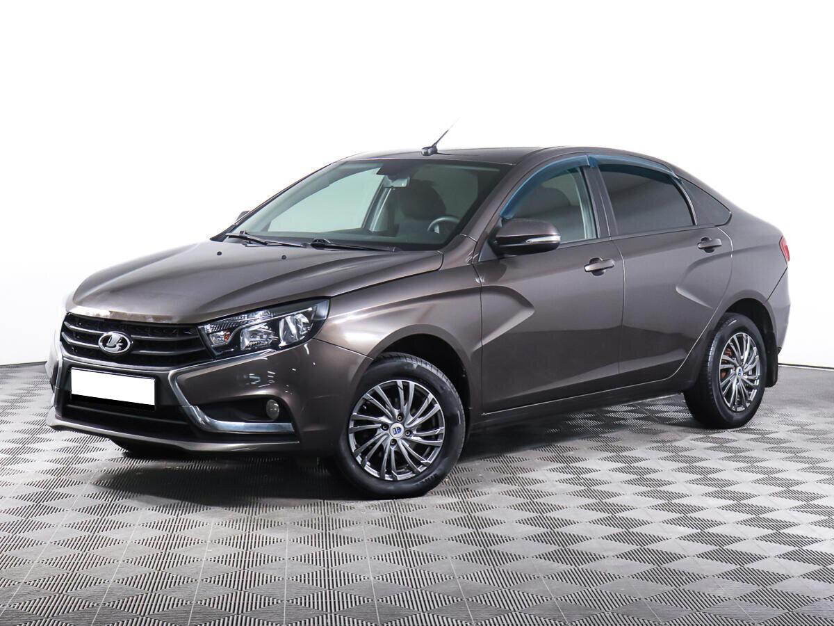 LADA (ВАЗ) Vesta 2017, коричневый