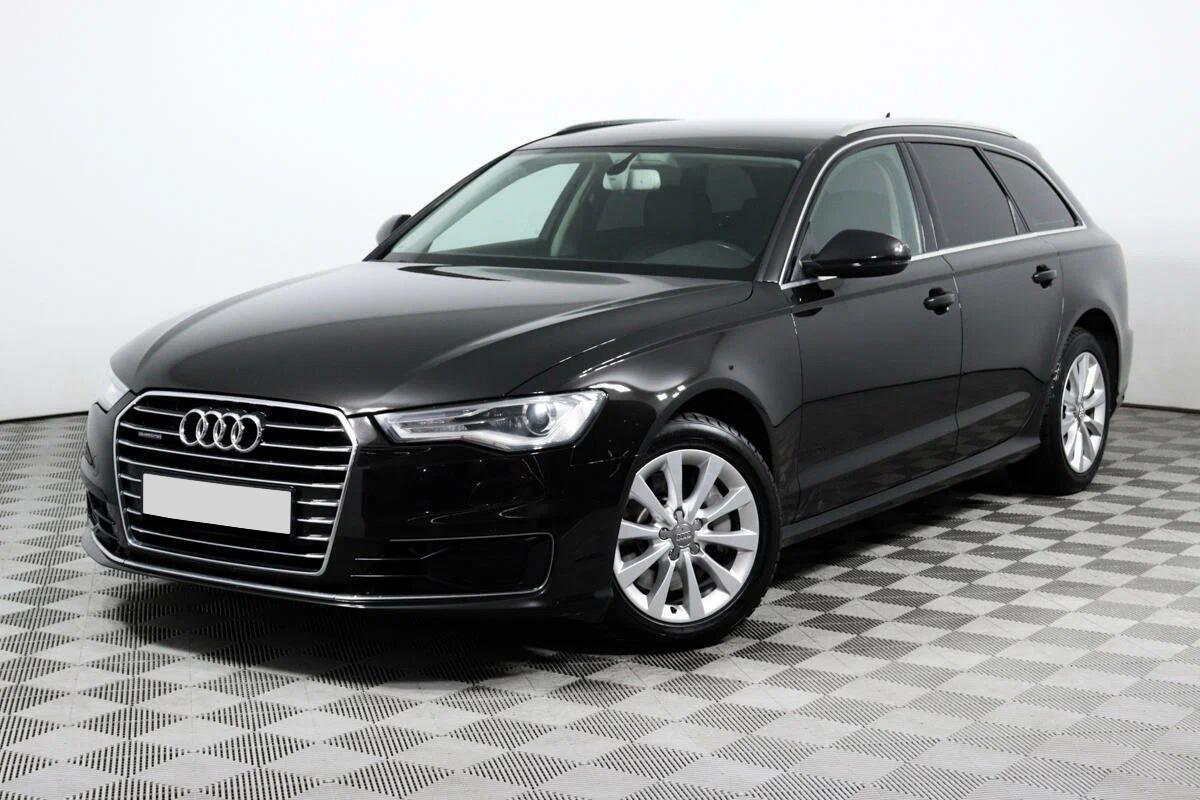 Audi A6 2017, черный