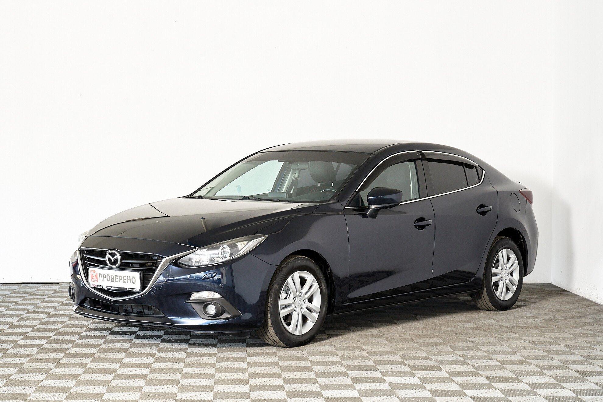 Mazda 3 2014, черный