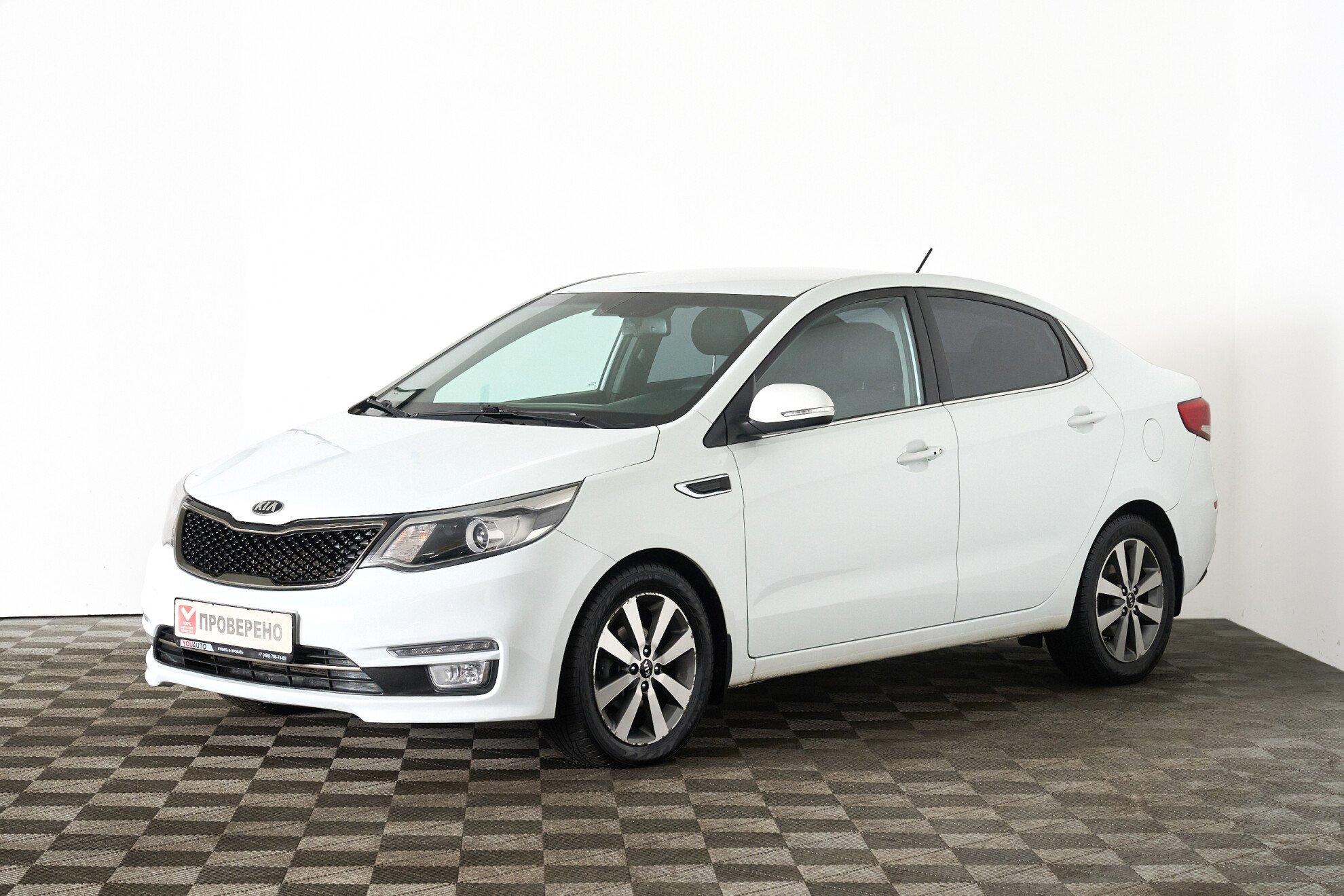 Kia Rio 2016, белый