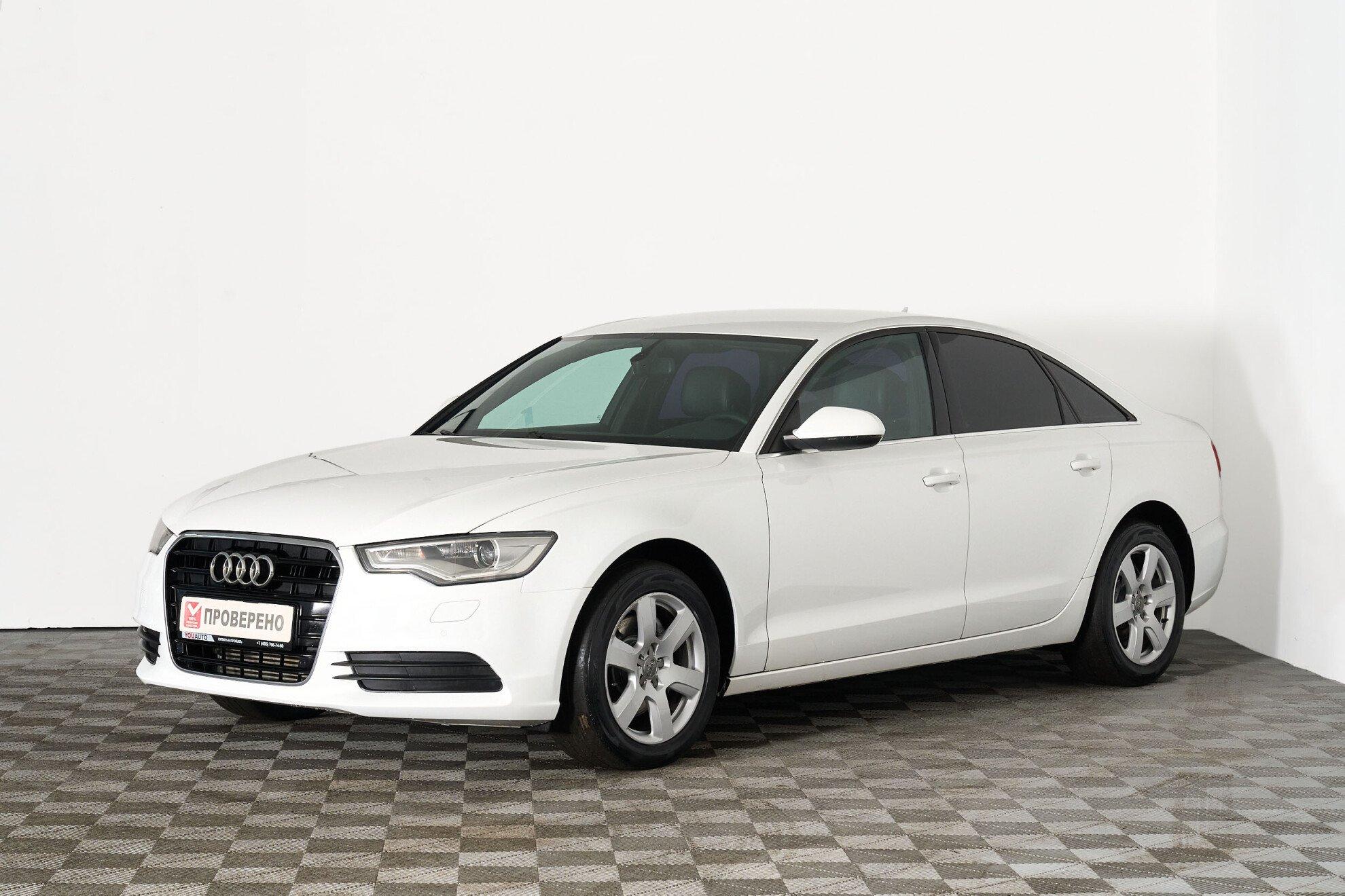 Audi A6 2011, белый